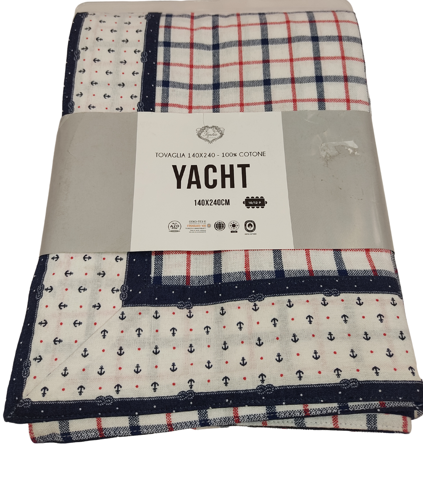 TABLECLOTH 12P YACHT 140X240 Tellini S.r.l. Wholesale Clothing